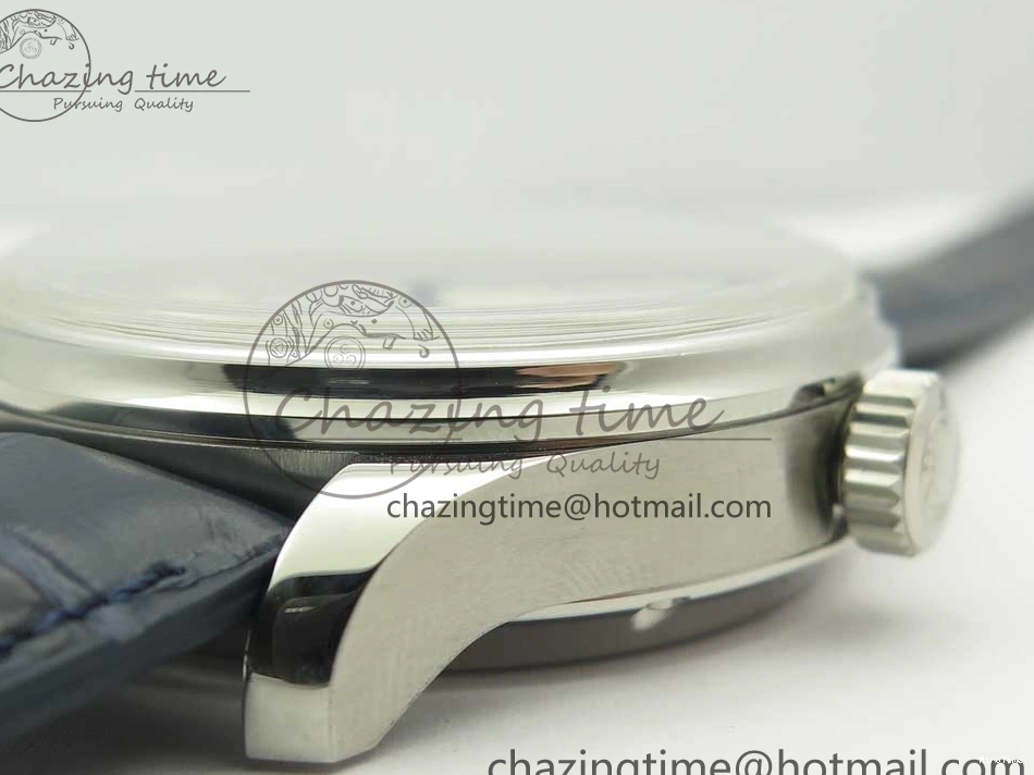 MIROTIME 0212 Affordable Portuguese Real PR Real Annual Calendar IW5035 ZF 1:1 Best Edition White Dial Blue Markers on Blue Leather Strap A 7143